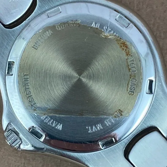 Bulova Watch Marine Star Satin Finish Stainless Steel Highly Polished Blue Watch - Picture 7 of 8
